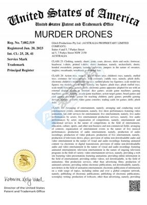 TME代理Glitch Productions Pty Ltd 同日三案齊發(fā)，版權(quán)商標維權(quán)行動升級